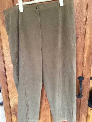 Elvi sage green trousers - trousers, size