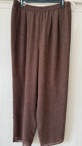 Chocolate brown wide leg - brown,