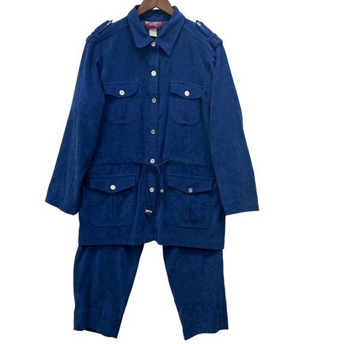Denim womens blue faux - denim,