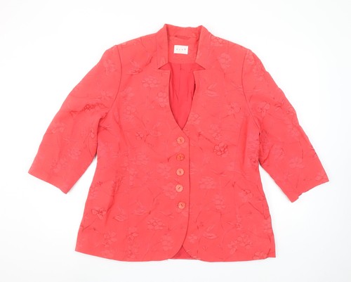 Elvi women red jacquard 4 - red,