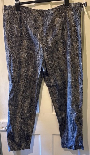Elvi snakeskin trousers - ,