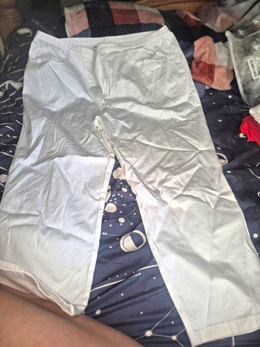 Elvi white denim - elvi, capri
