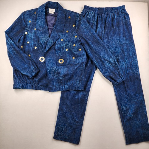 Vtg 80s electric blue - electric,